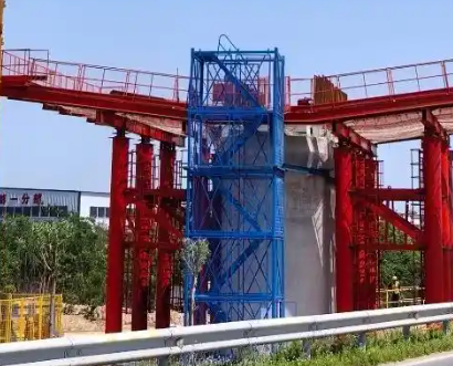 冠航速差自控器用于淠河特大橋高處作業